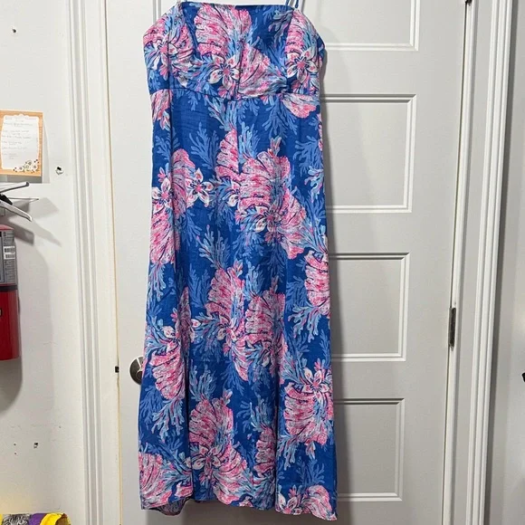 Lilly Pulitzer Jorigan Linen Midi Dress - Picture 5 of 10